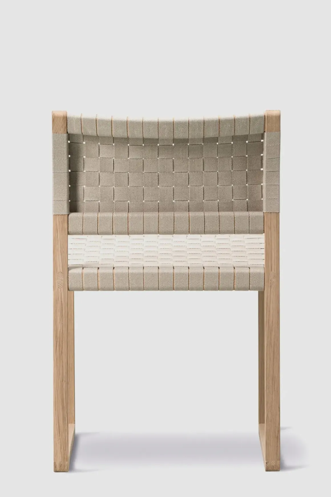 Spisestuestol - BM 61 3361 Oljet Eik / Flettet Linbånd