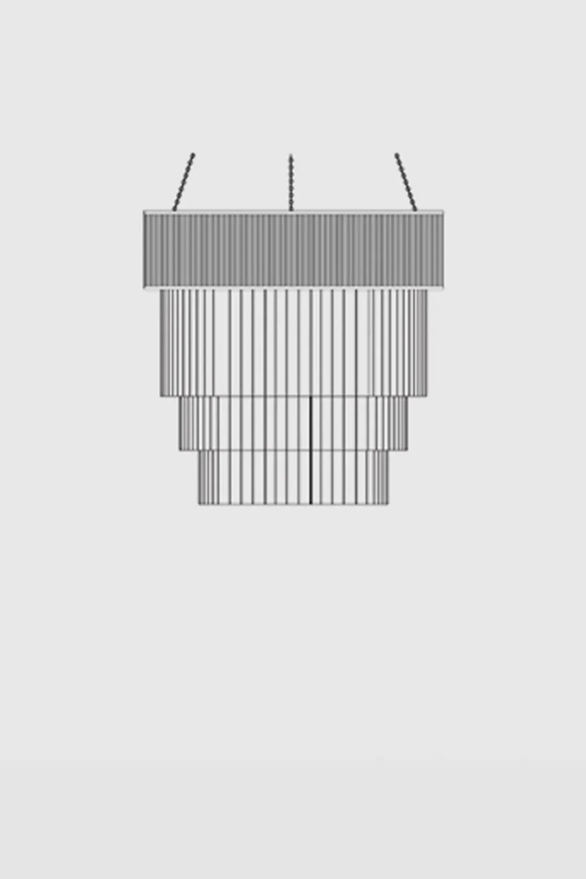 Taklampe - Aquarelles Chandelier Round