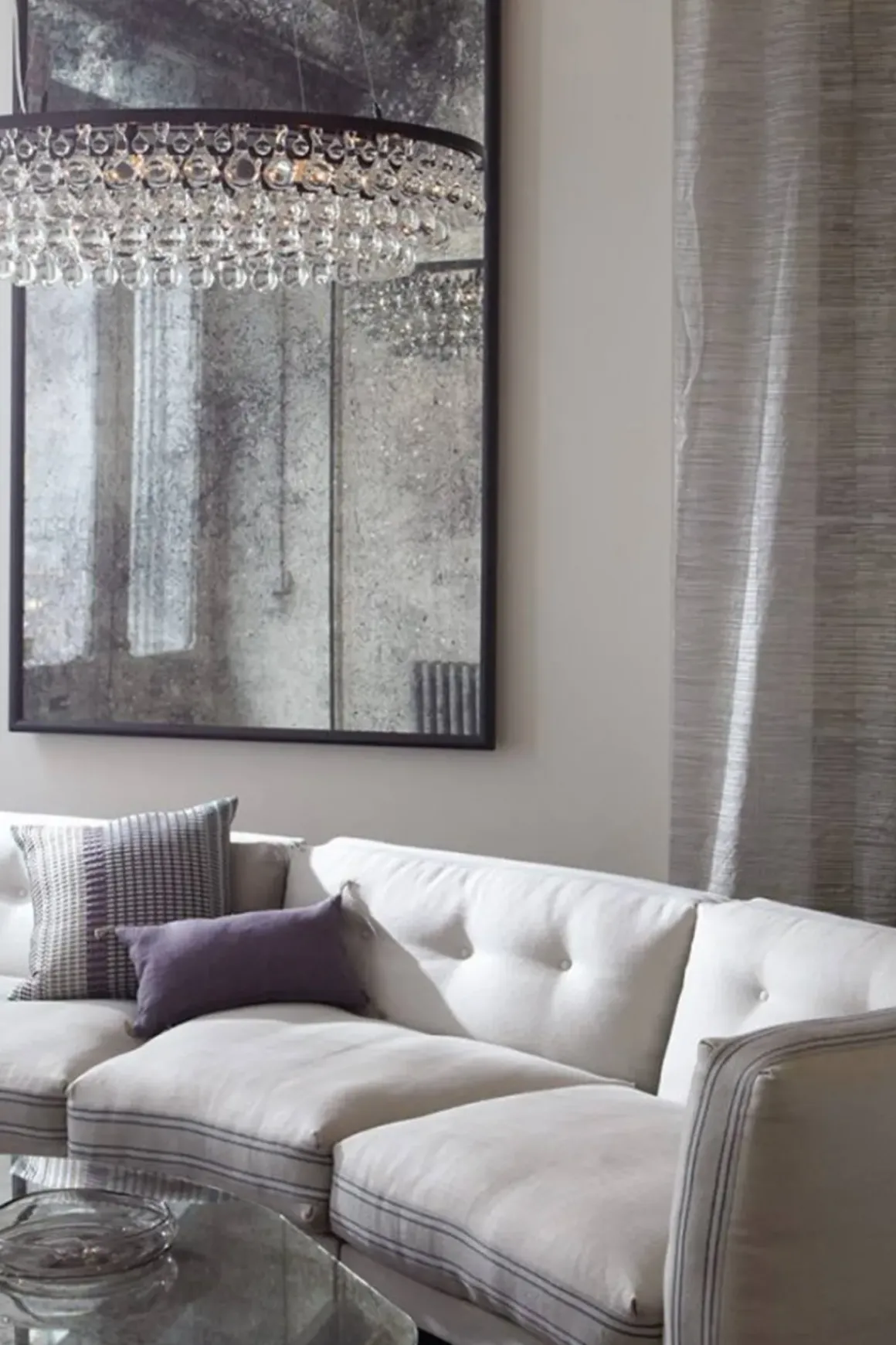 Taklampe - Arctic Pear Chandelier Round 120cm