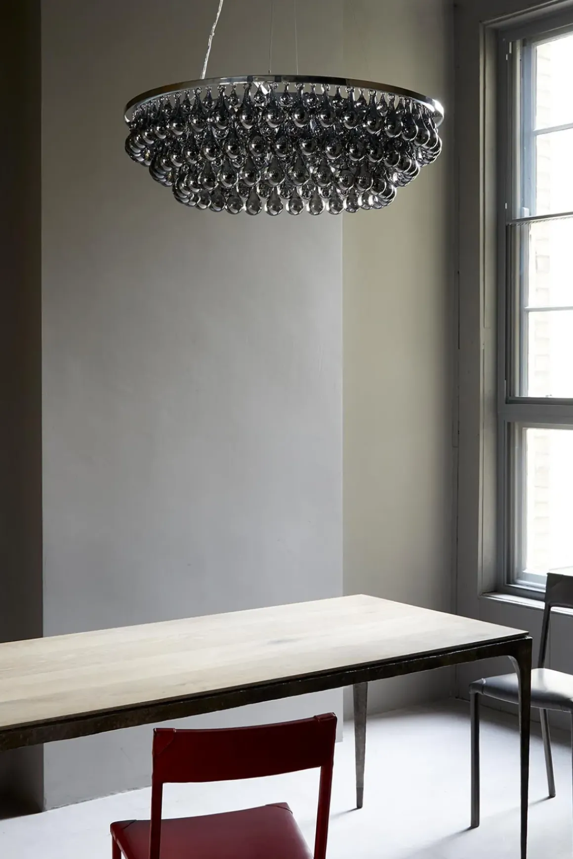 Taklampe - Arctic Pear Chandelier Round Dia90cm