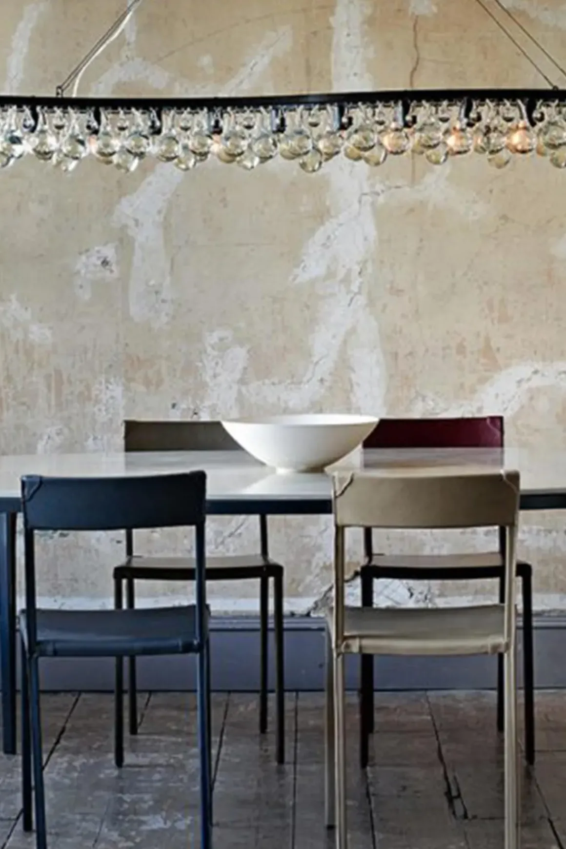 Taklampe - Arctic Pear Chandelier Single Wave 160cm