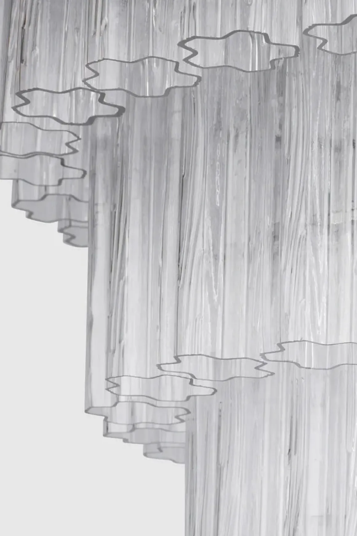 Taklampe - Fontaine Chandelier 4-layer Krom/Klar