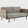 Utesofa - Corbey 2-seter Sort/Silt