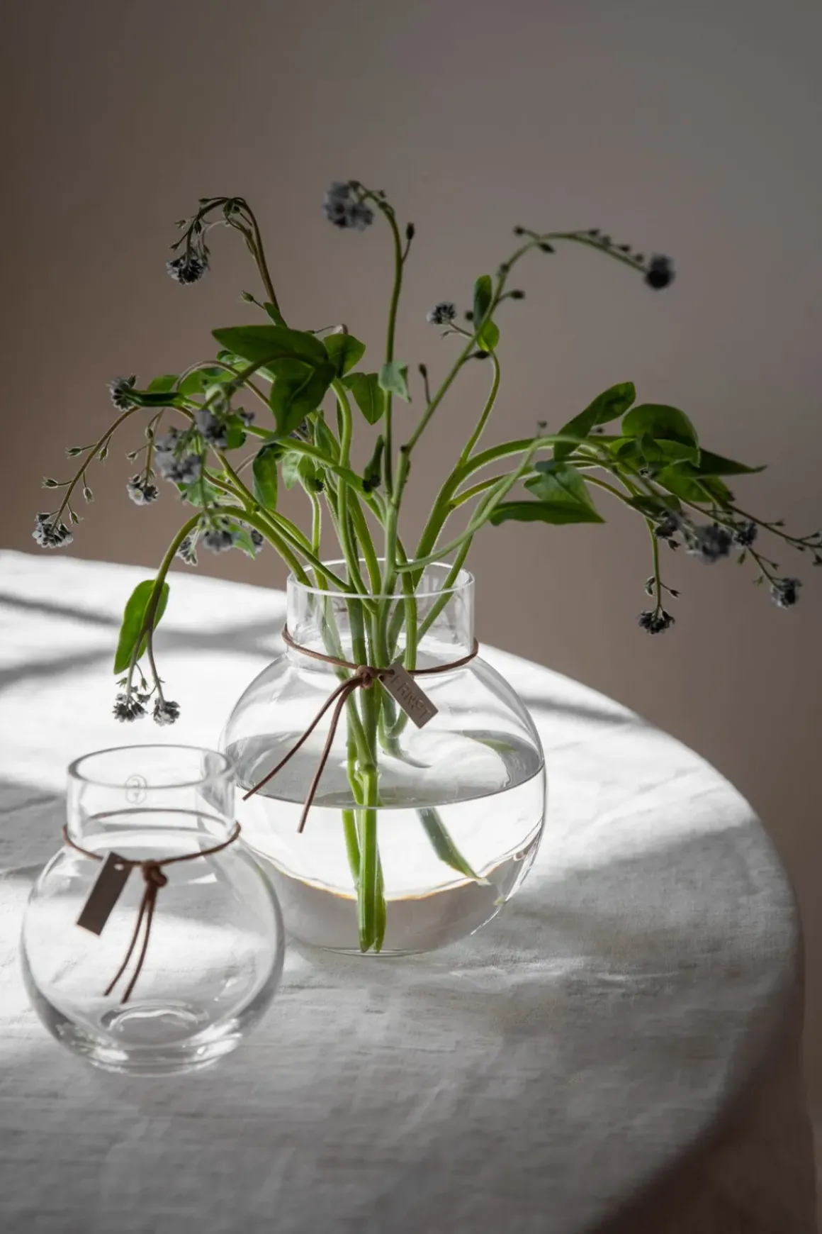 Vase - Glass H13cm Klar