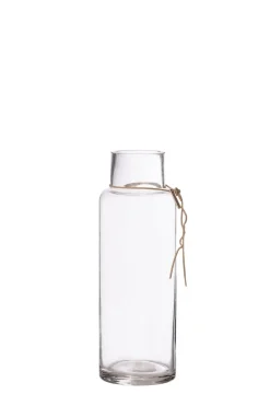 Vase - Glass H34cm Klar