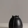 Vase - Graine H17cm Noir Mat