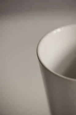 Vase - H21,5cm Naturhvit