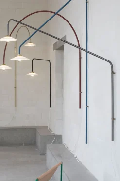 Vegglampe - Hanging Lamp N4 90x180cm Blue