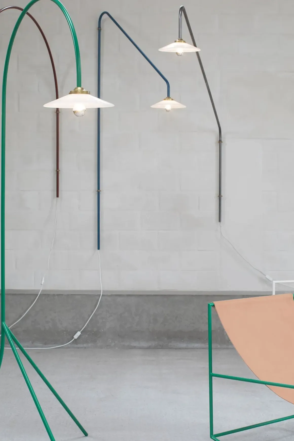 Vegglampe - Hanging Lamp N4 90x180cm Blue